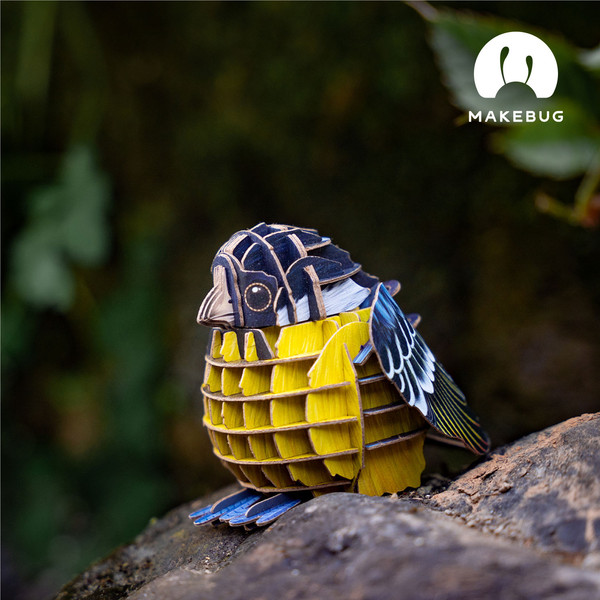 Изображение товара Конструктор Makebug Voices of Nature Желтобрюхая синица MB-D-0003