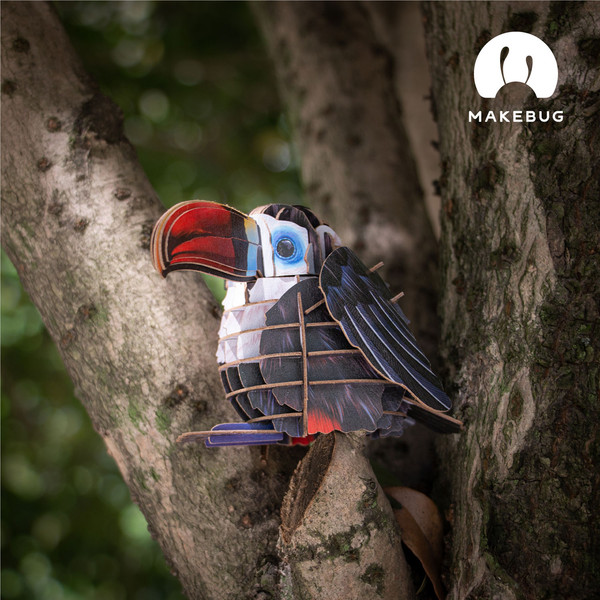 Изображение товара Конструктор Makebug Voices of Nature Красноклювый тукан MB-D-0007