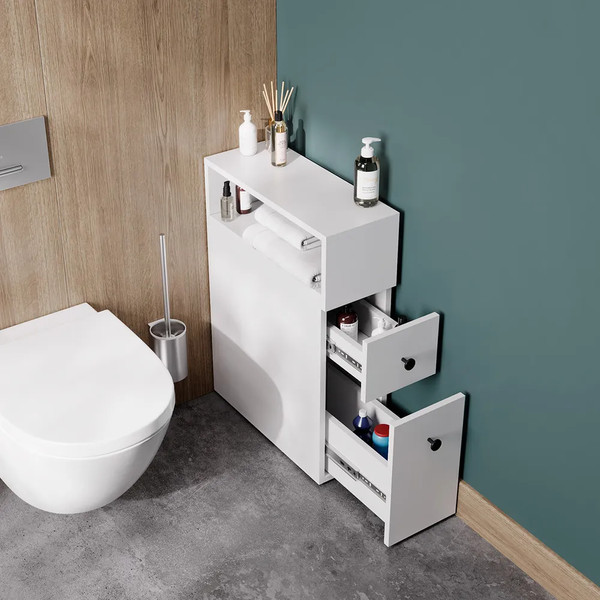 Изображение товара Тумба для ванной Onika Кроун 20 / 402001 (белый)