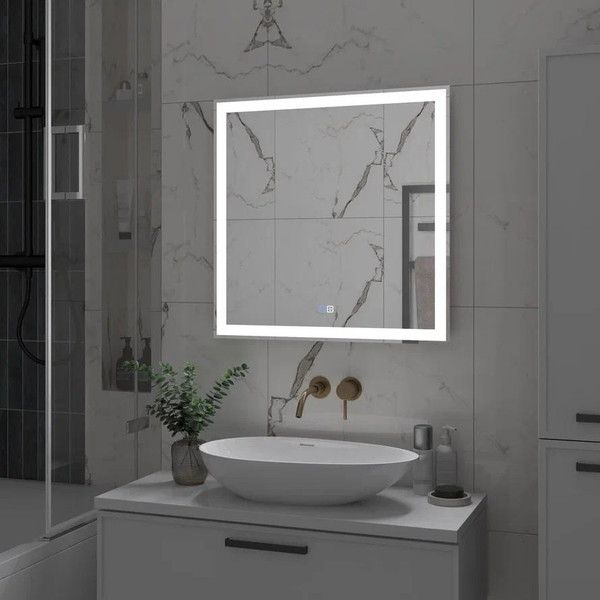 Изображение товара Зеркало Континент Clamm Led 70x70 (с подогревом)