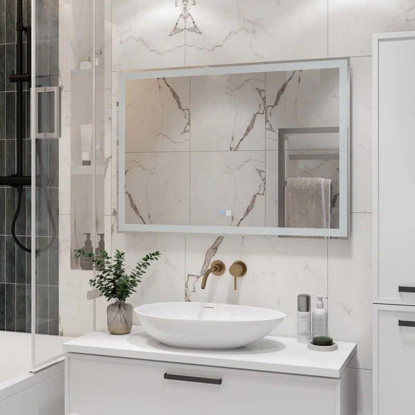 Изображение товара Зеркало Континент Clamm Led 100x70 (с подогревом)