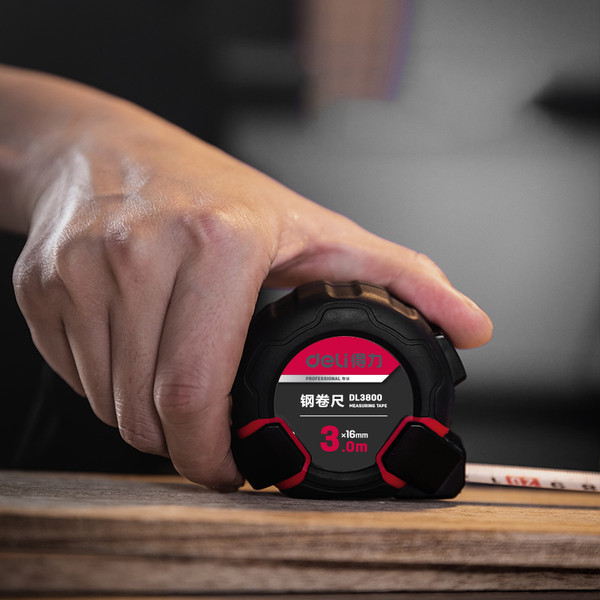 Изображение товара Рулетка Deli RS DL3800 (3мx16мм, черный)