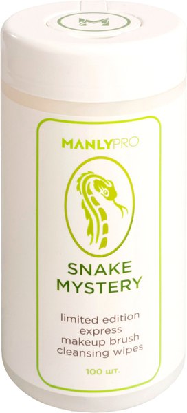 Изображение товара Средство для очищения кистей/спонжей Manly PRO Snake Mystery Салфетки SMW (100шт)