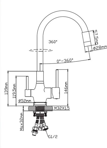 Изображение товара Смеситель Diadonna Д49-19027QH