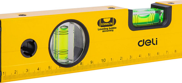 Изображение товара Уровень строительный Deli Пузырьковый / EDL290400 (400мм)