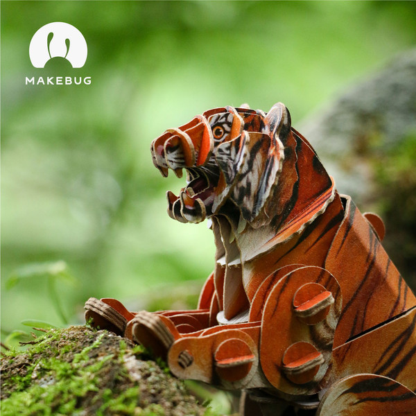 Изображение товара Конструктор Makebug Voices of Nature Амурский тигр MB-D-0020