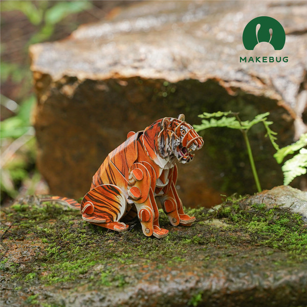 Изображение товара Конструктор Makebug Voices of Nature Амурский тигр MB-D-0020