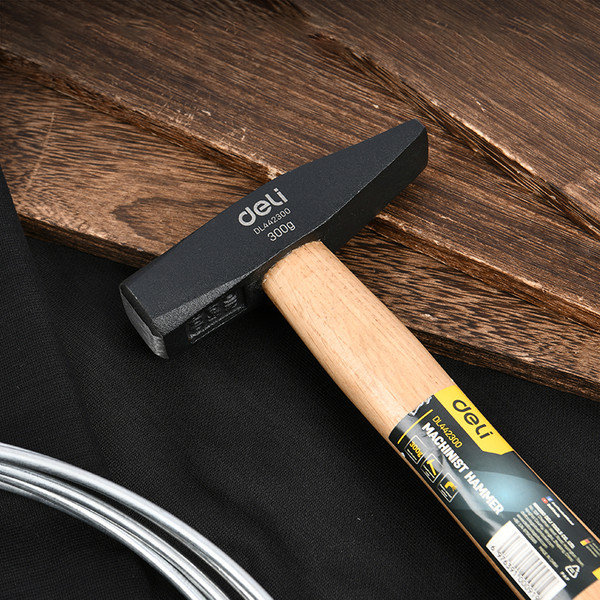 Изображение товара Молоток Deli YS EDL442300 (300г, деревянная рукоятка)