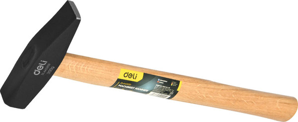 Изображение товара Молоток Deli YS EDL442300 (300г, деревянная рукоятка)