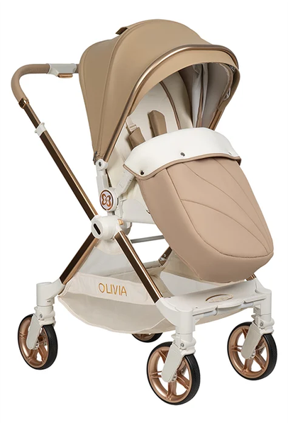Изображение товара Детская прогулочная коляска Farfello Olivia (кварцевый песок)