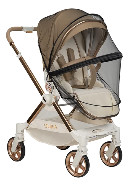 Изображение товара Детская прогулочная коляска Farfello Olivia (кварцевый песок)