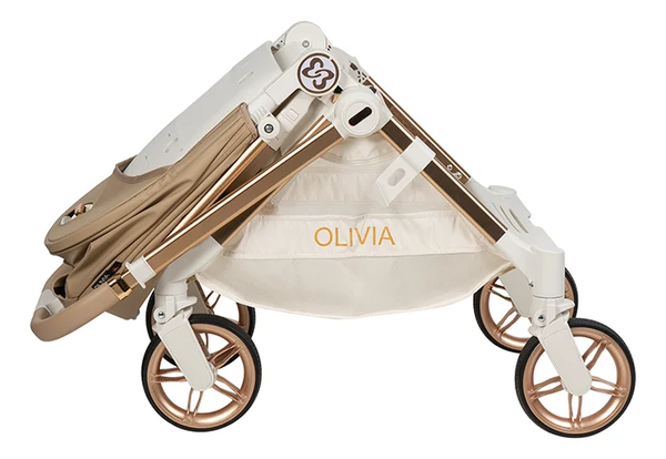 Изображение товара Детская прогулочная коляска Farfello Olivia (кварцевый песок)