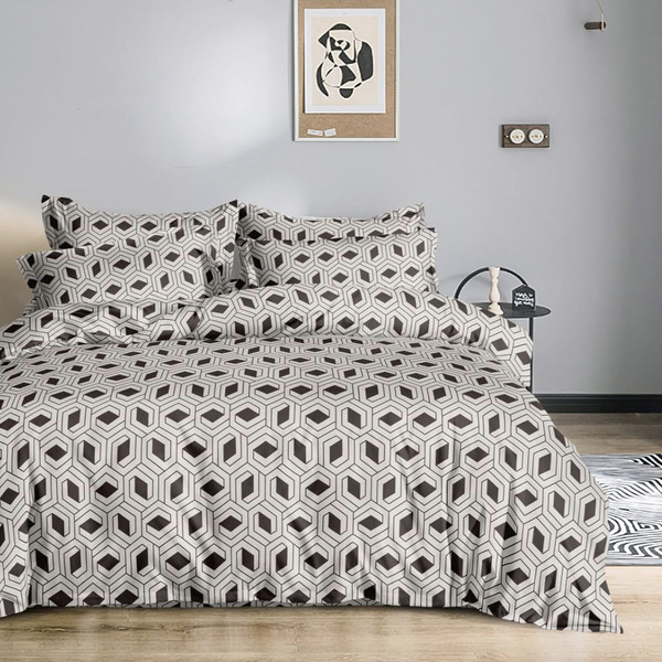 Изображение товара Комплект постельного белья Alleri Эко Сатин Евро / СС-560