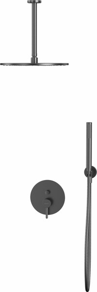 Изображение товара Душевая система со смесителем Whitecross Y YSET12GM (оружейная сталь)
