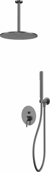 Изображение товара Душевая система со смесителем Whitecross Y YSET12GM (оружейная сталь)
