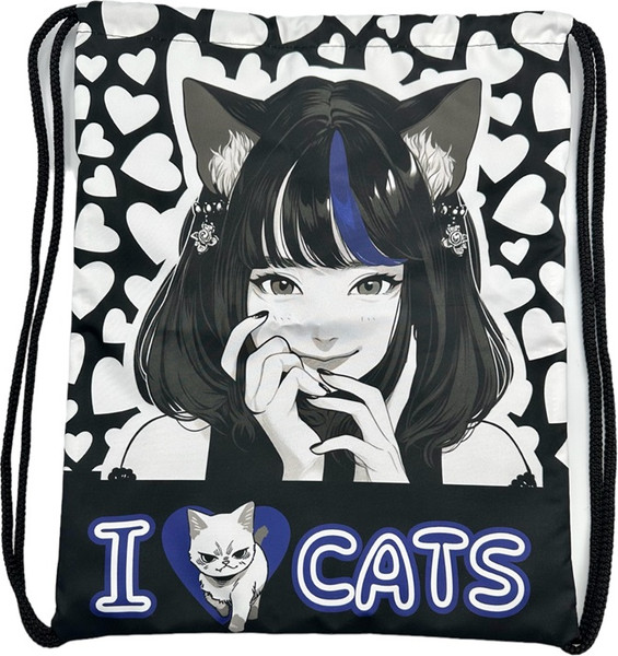 Изображение товара Мешок для обуви Centrum Аниме I love cats / 73978