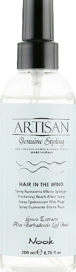 Изображение товара Спрей для укладки волос Nook Artisan Hair In The Wind Thickening Beach-Effect Spray (200мл)