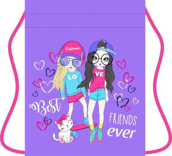 Изображение товара Мешок для обуви Centrum Спортсменки / 70040