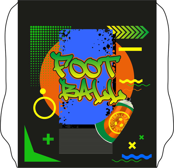 Изображение товара Мешок для обуви Centrum Граффити футбол / 70135