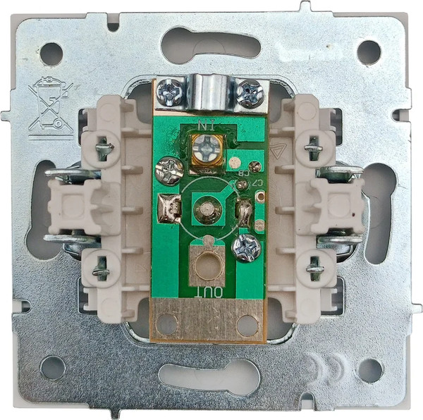 Изображение товара Розетка Lezard Zima 704-0288-130 (белый)