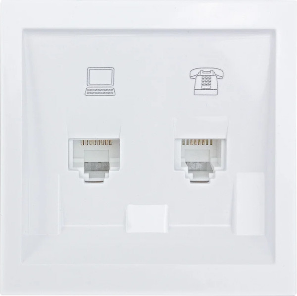 Изображение товара Розетка Lezard Zima 704-0288-143 (белый)