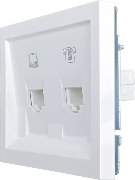 Изображение товара Розетка Lezard Zima 704-0288-143 (белый)