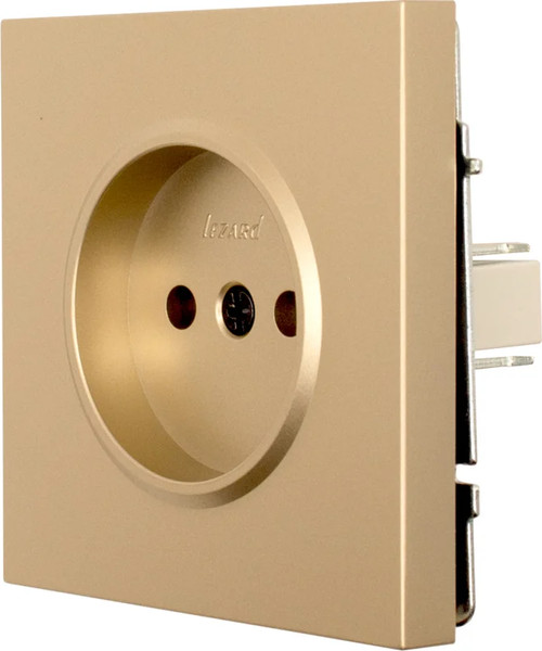 Изображение товара Розетка Lezard Zima 704-3688-121BQC (золото)