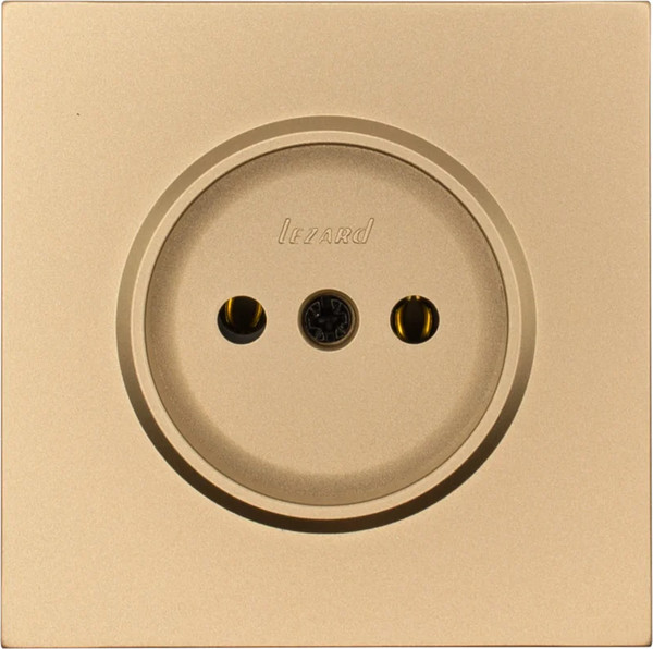 Изображение товара Розетка Lezard Zima 704-3688-121BQC (золото)