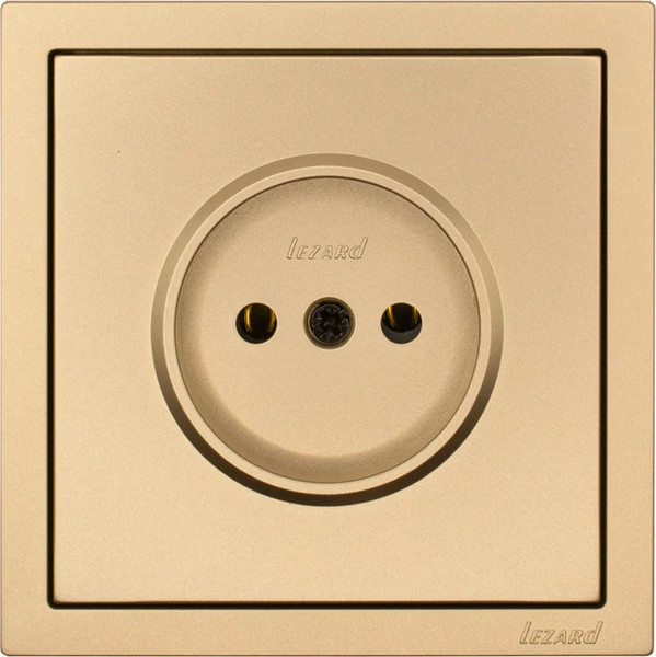 Изображение товара Розетка Lezard Zima 704-3688-121BQC (золото)