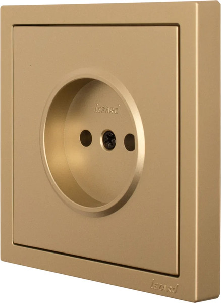 Изображение товара Розетка Lezard Zima 704-3688-121BQC (золото)