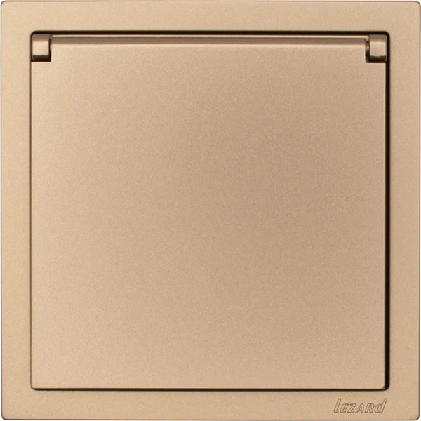 Изображение товара Розетка Lezard Zima 704-3688-123BQC (золото)