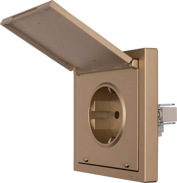 Изображение товара Розетка Lezard Zima 704-3688-123BQC (золото)