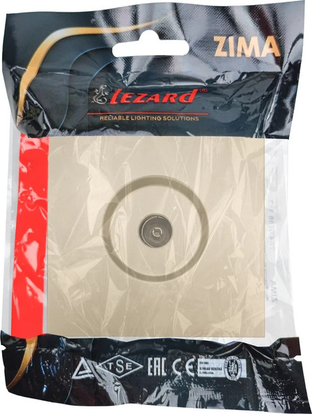 Изображение товара Розетка Lezard Zima 704-3688-129 (золото)