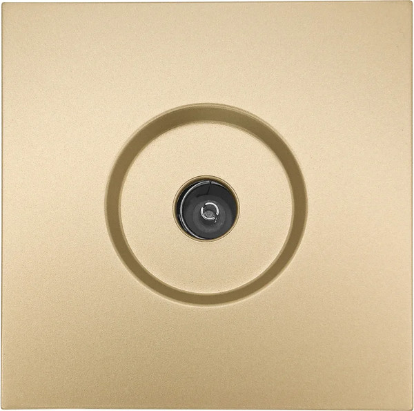 Изображение товара Розетка Lezard Zima 704-3688-130 (золото)