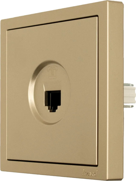 Изображение товара Розетка Lezard Zima 704-3688-137 (золото)