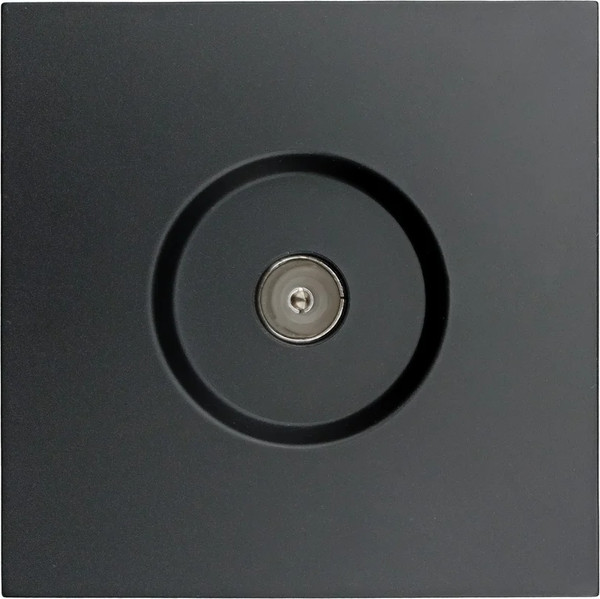 Изображение товара Розетка Lezard Zima 704-4288-130 (черный бархат)