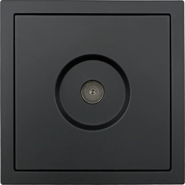 Изображение товара Розетка Lezard Zima 704-4288-130 (черный бархат)
