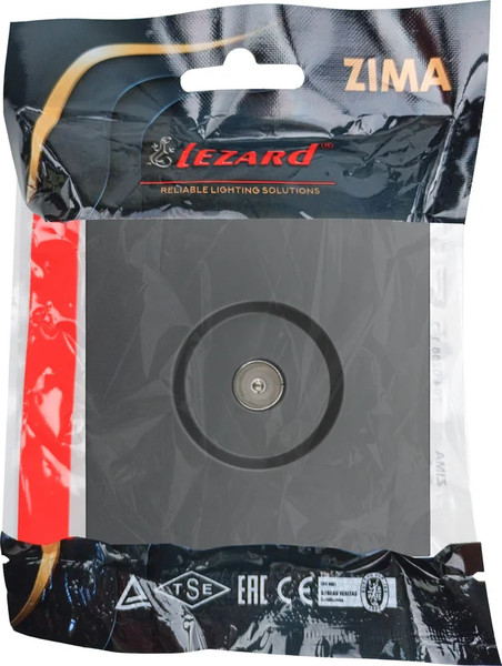 Изображение товара Розетка Lezard Zima 704-4288-130 (черный бархат)