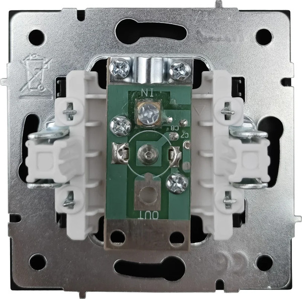 Изображение товара Розетка Lezard Zima 704-4288-130 (черный бархат)