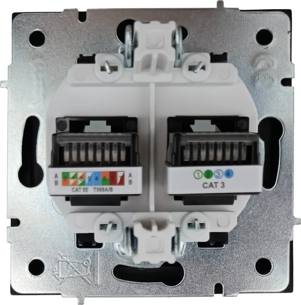 Изображение товара Розетка Lezard Zima 704-4288-143 (черный бархат)