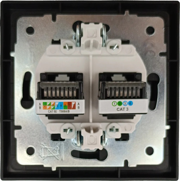 Изображение товара Розетка Lezard Zima 704-4288-143 (черный бархат)
