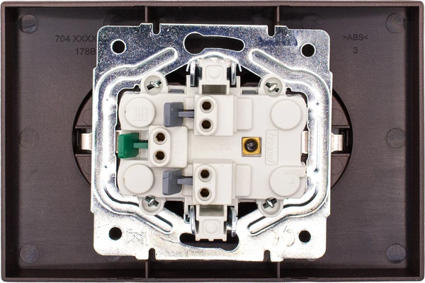 Изображение товара Розетка Lezard Zima 704-7300-127BQC (шоколад)