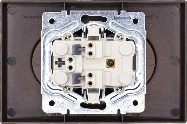 Изображение товара Розетка Lezard Zima 704-7300-128BQC (шоколад)