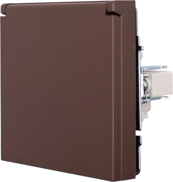 Изображение товара Розетка Lezard Zima 704-7388-123BQC (шоколад)