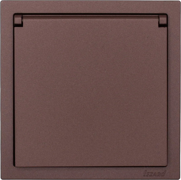 Изображение товара Розетка Lezard Zima 704-7388-123BQC (шоколад)