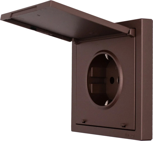 Изображение товара Розетка Lezard Zima 704-7388-123BQC (шоколад)
