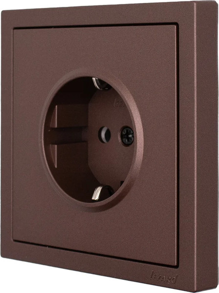 Изображение товара Розетка Lezard Zima 704-7388-124BQC (шоколад)