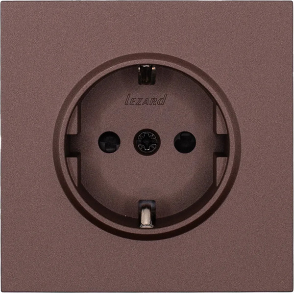 Изображение товара Розетка Lezard Zima 704-7388-124BQC (шоколад)
