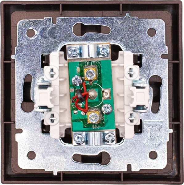 Изображение товара Розетка Lezard Zima 704-7388-129 (шоколад)