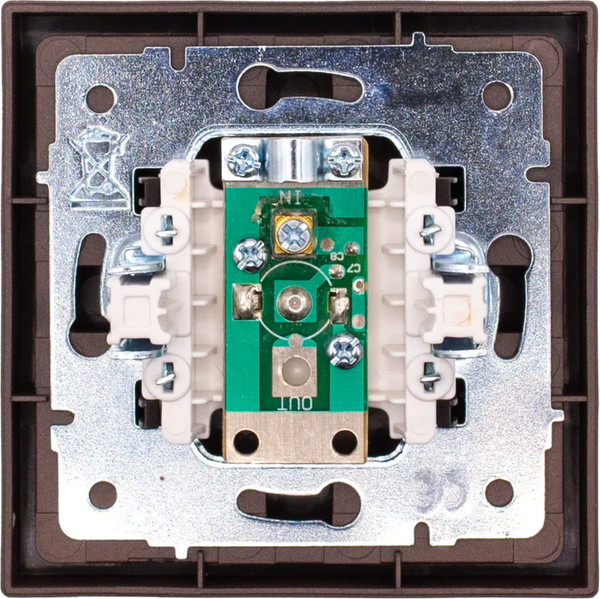 Изображение товара Розетка Lezard Zima 704-7388-130 (шоколад)